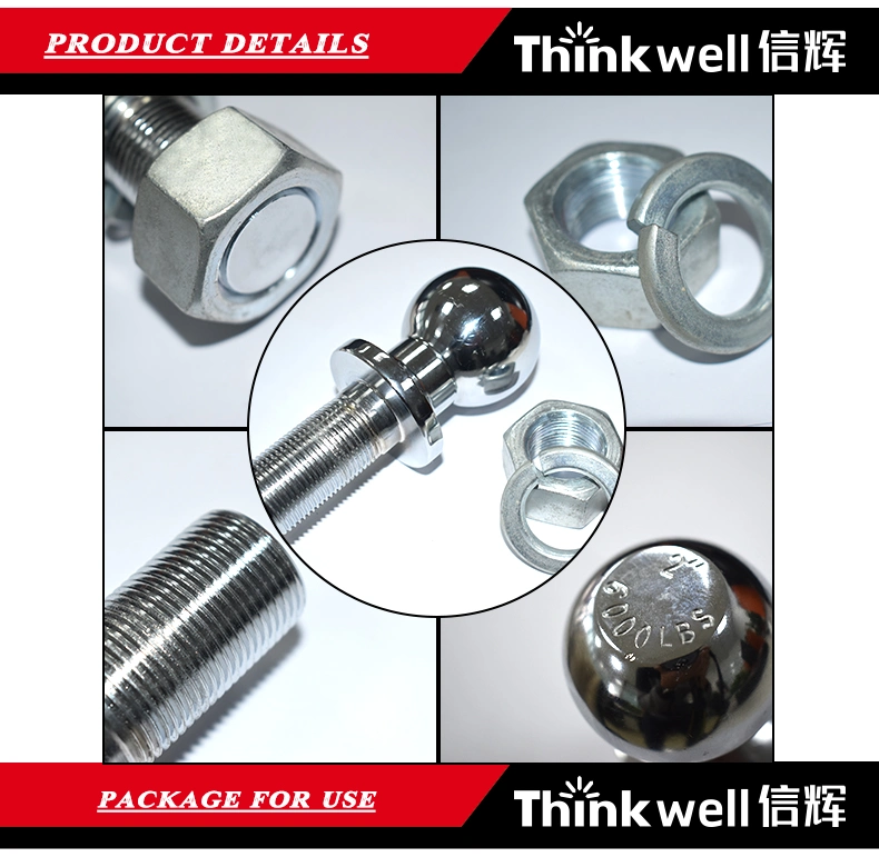 Heavy Duty 2&quot; Chrome Interlock Hitch Ball