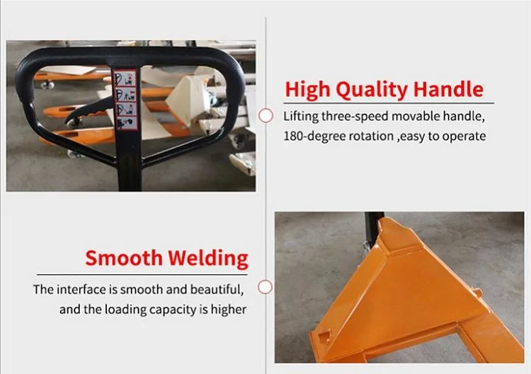 European Standard 2500kg 5000kg Hand Pallet Jack with CE TUV Certificate